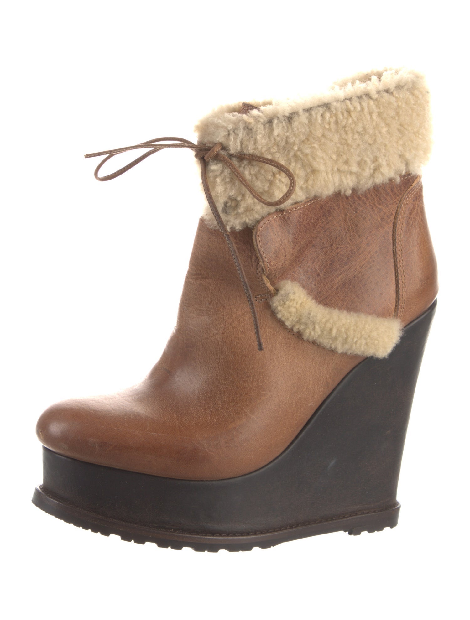 Billy Reid Leather Lace-Up Boots