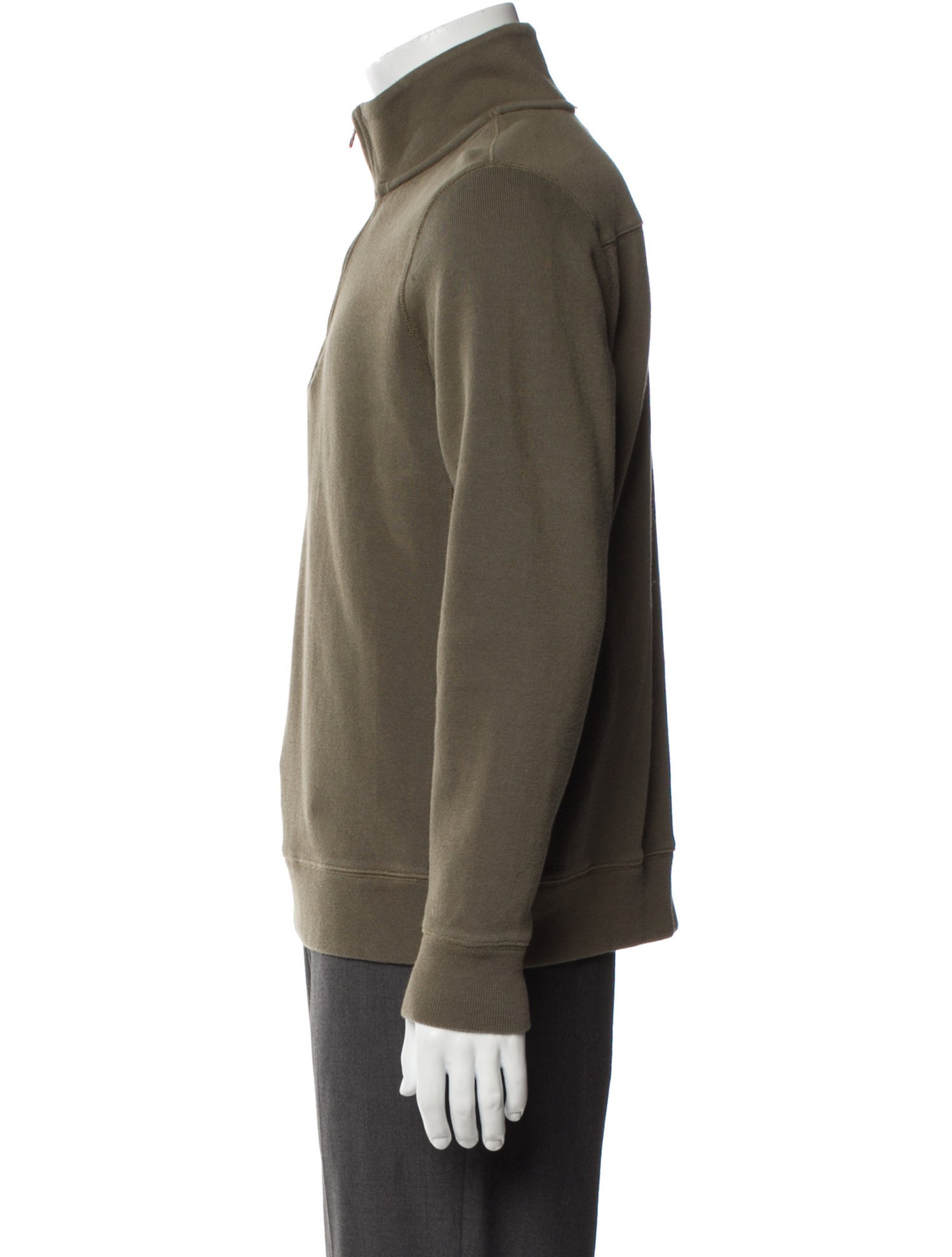 Billy Reid Mock Neck Long Sleeve Pullover