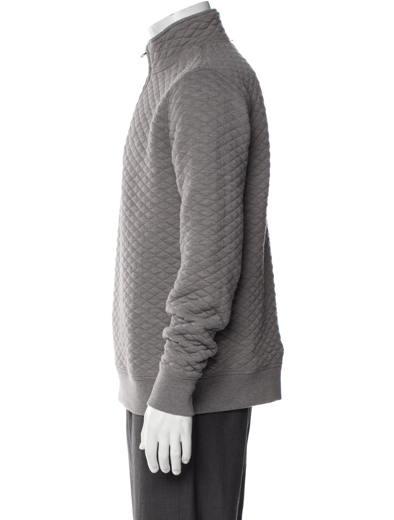 Billy Reid Mock Neck Long Sleeve Sweatshirt