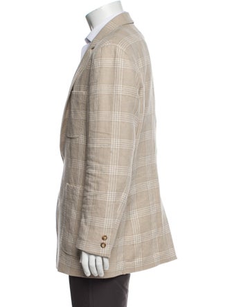 Billy Reid Plaid Print Blazer