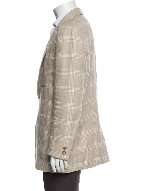 Billy Reid Plaid Print Blazer