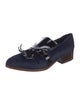 Billy Reid Ponyhair Fringe Trim Accent Loafers