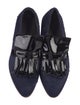 Billy Reid Ponyhair Fringe Trim Accent Loafers