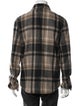 Billy Reid Plaid Print Trucker Jacket
