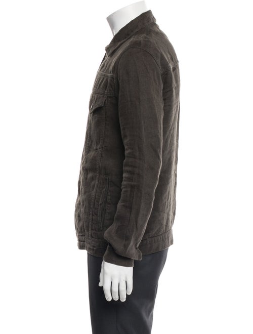 Billy Reid Linen Trucker Jacket