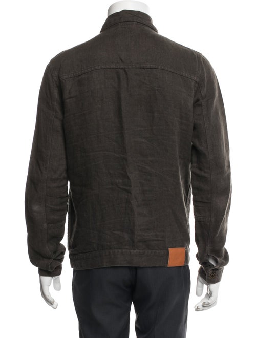 Billy Reid Linen Trucker Jacket