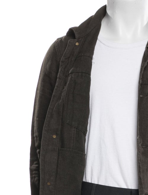 Billy Reid Linen Trucker Jacket