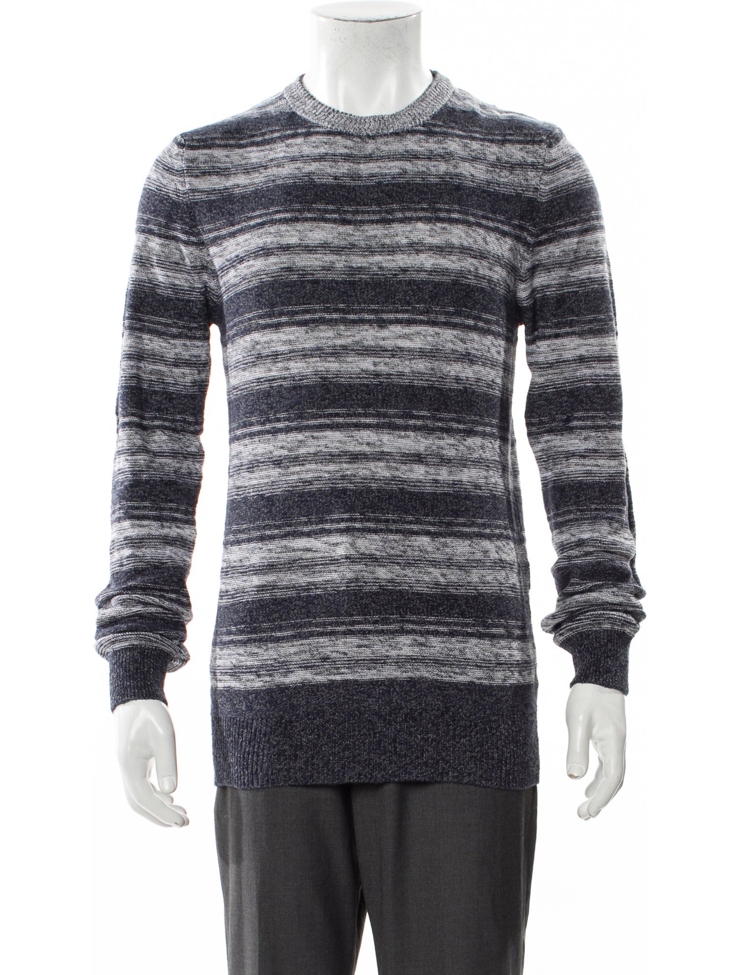 Billy Reid Striped Crew Neck Pullover w/ Tags