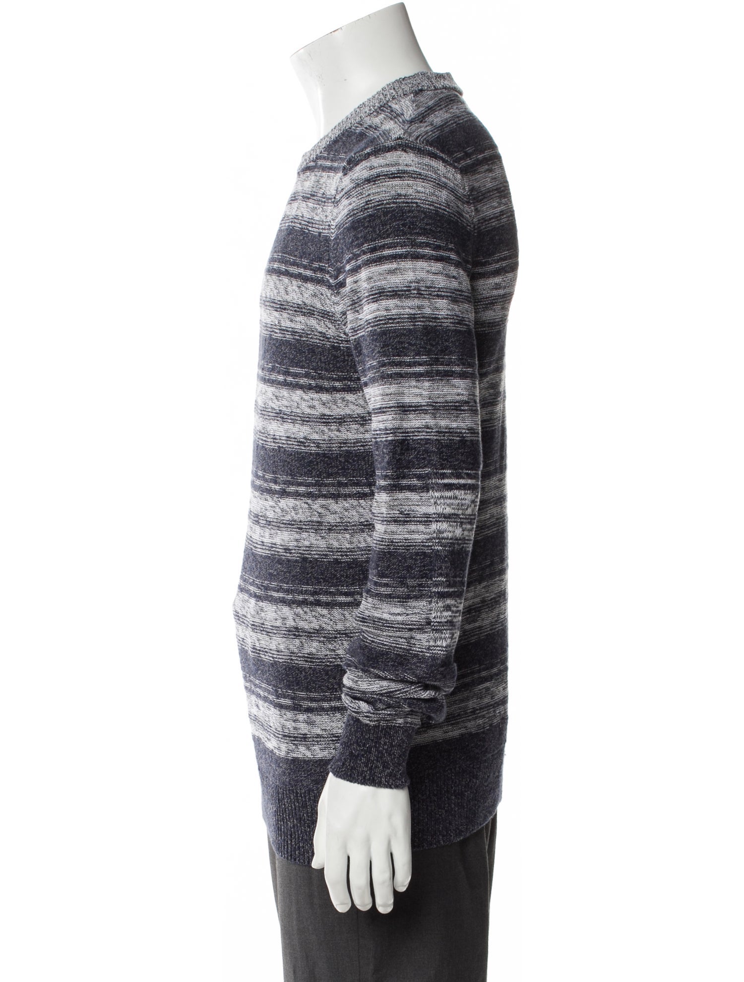 Billy Reid Striped Crew Neck Pullover w/ Tags