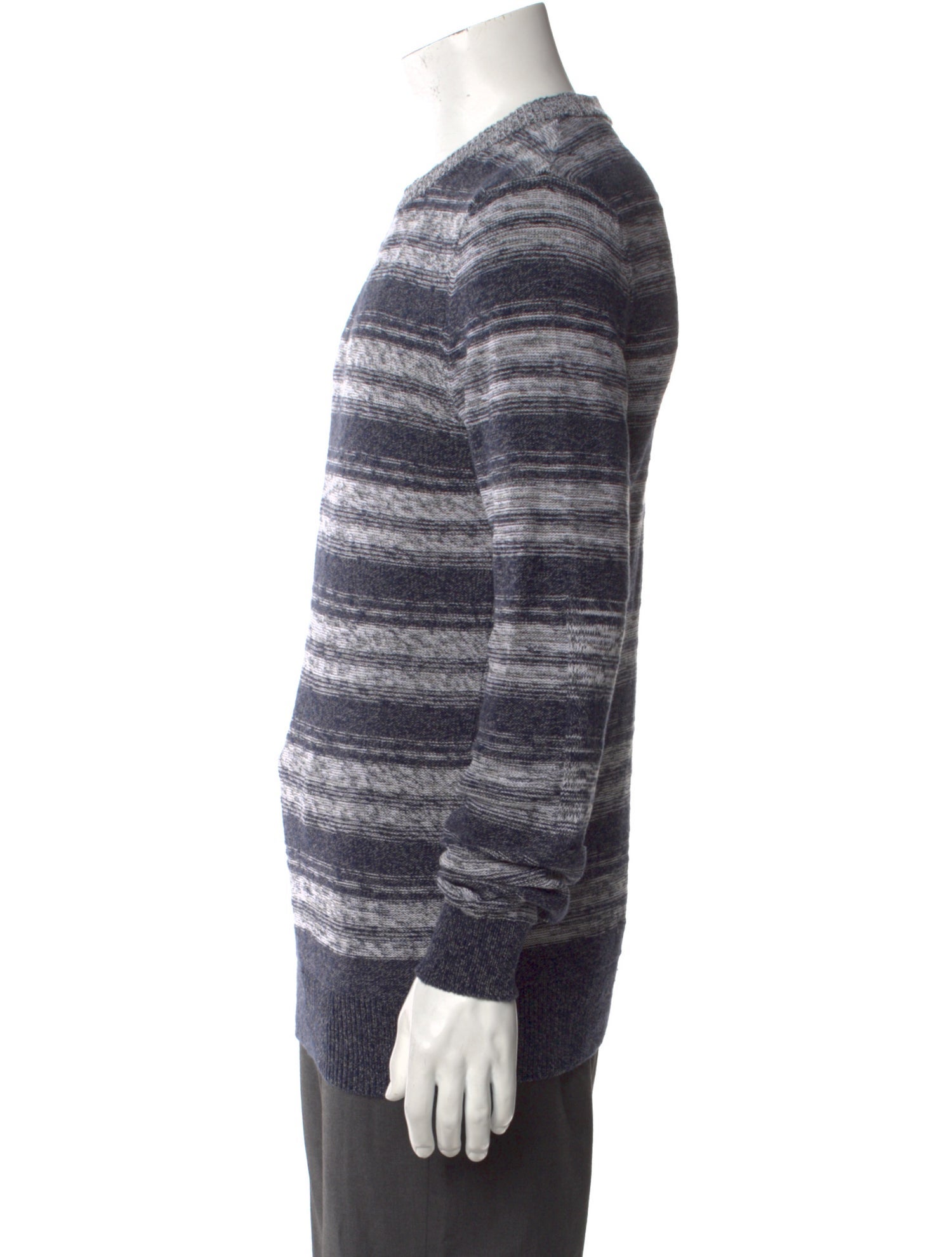 Billy Reid Striped Crew Neck Pullover w/ Tags