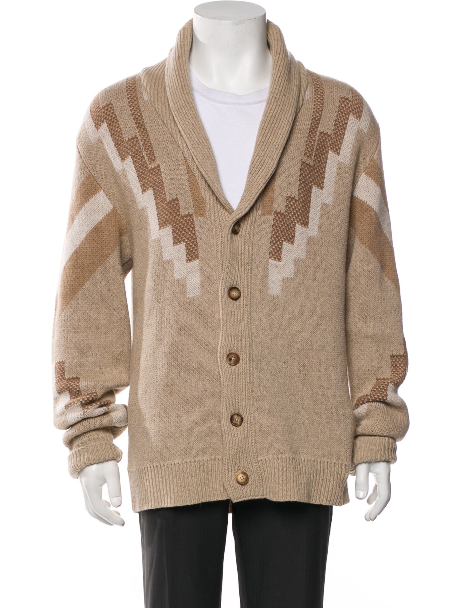 Billy Reid Merino Wool Striped Jacket