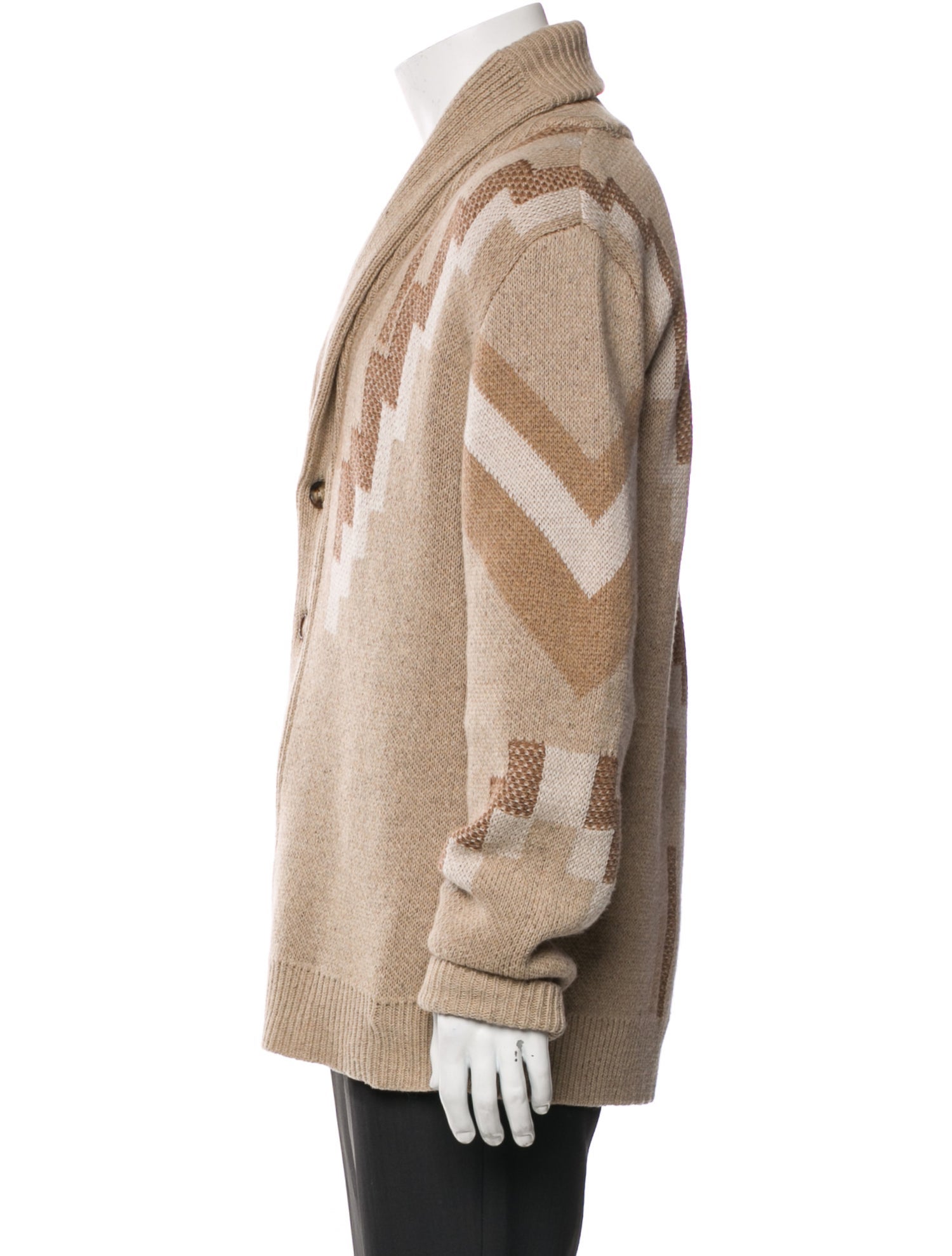 Billy Reid Merino Wool Striped Jacket