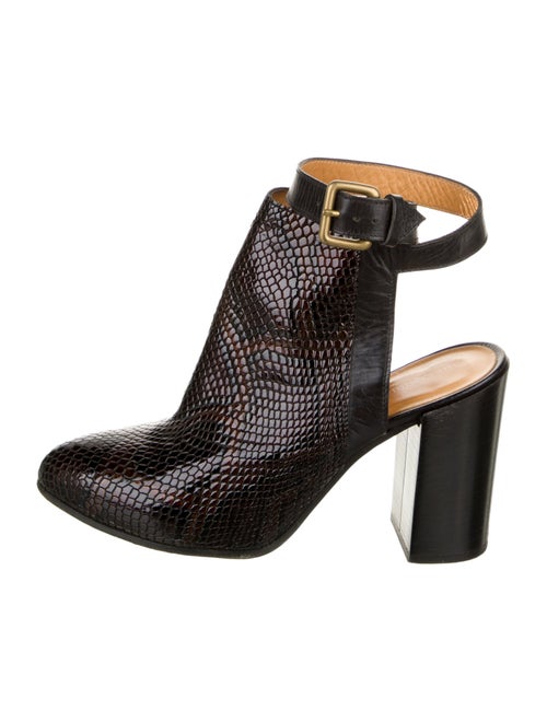 Billy Reid Embossed Leather Boots