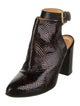 Billy Reid Embossed Leather Boots