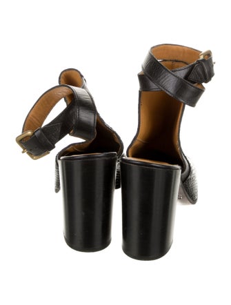 Billy Reid Embossed Leather Boots