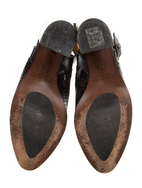 Billy Reid Embossed Leather Boots