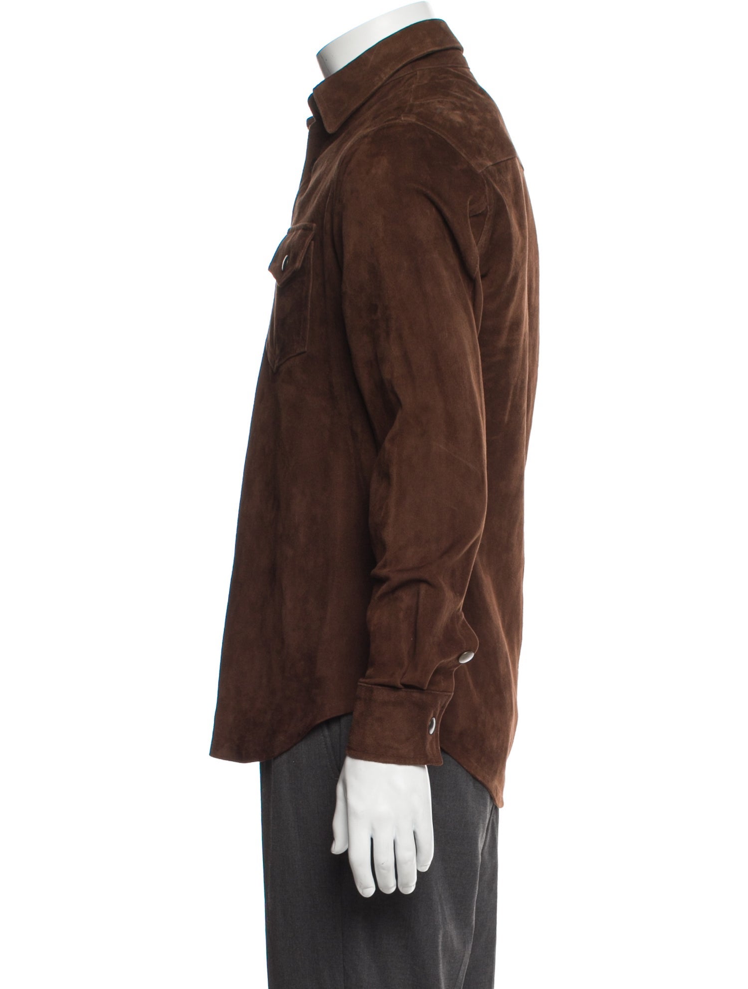 Billy Reid Goat Leather Trucker Jacket