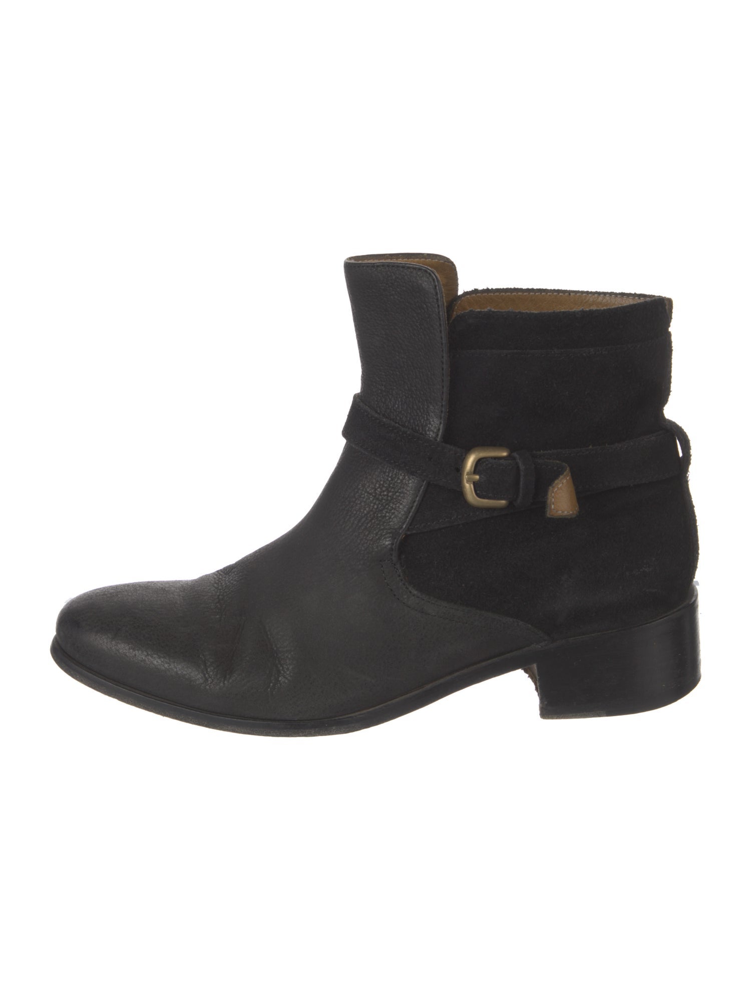 Billy Reid Suede Moto Boots