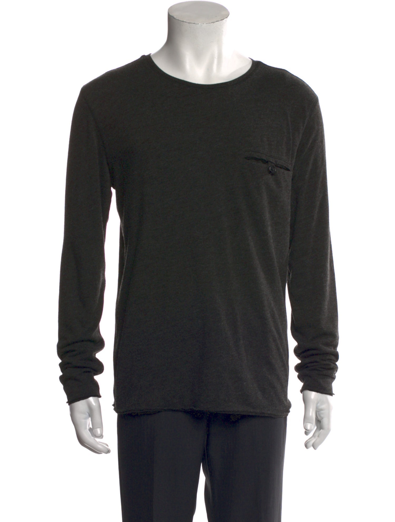Billy Reid Crew Neck Long Sleeve Pullover