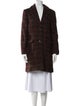 Billy Reid Wool Tweed Pattern Coat