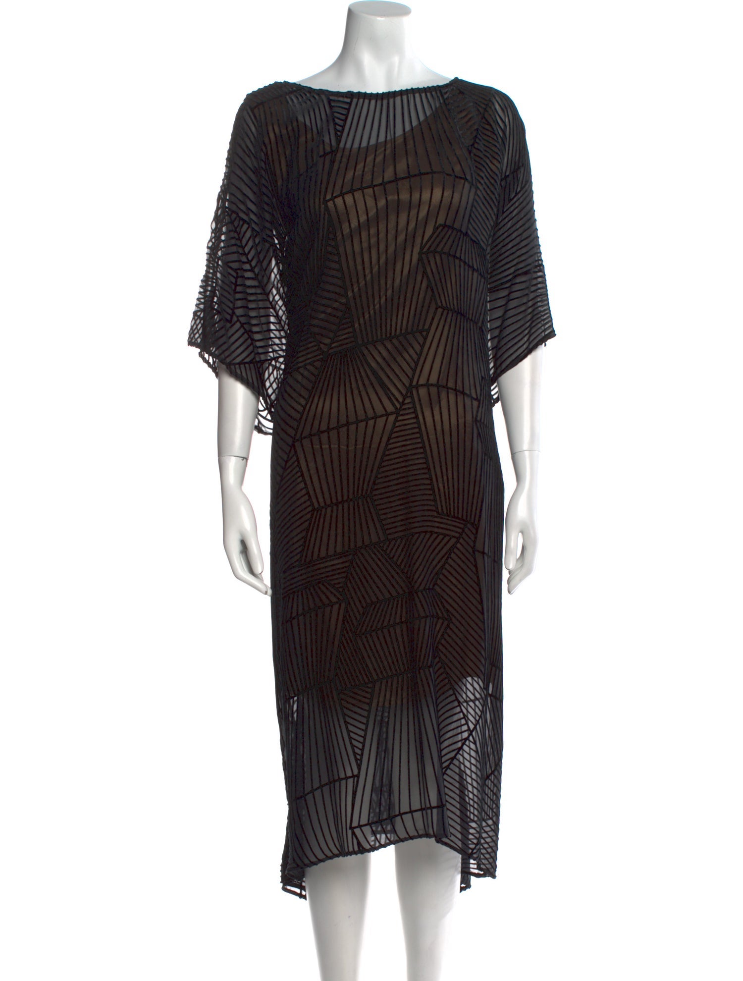 Billy Reid Striped Midi Length Dress