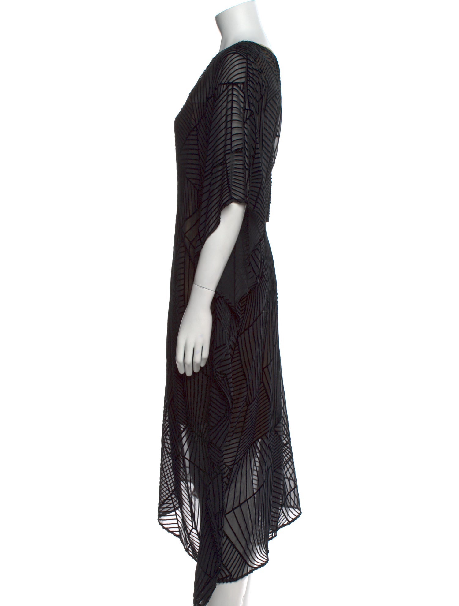 Billy Reid Striped Midi Length Dress