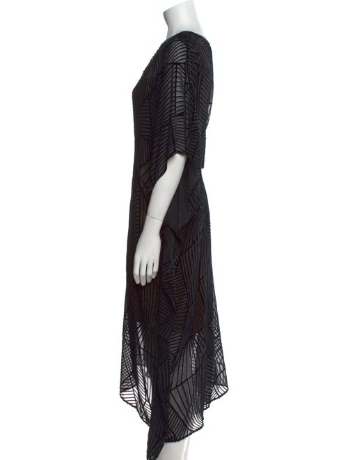 Billy Reid Striped Midi Length Dress