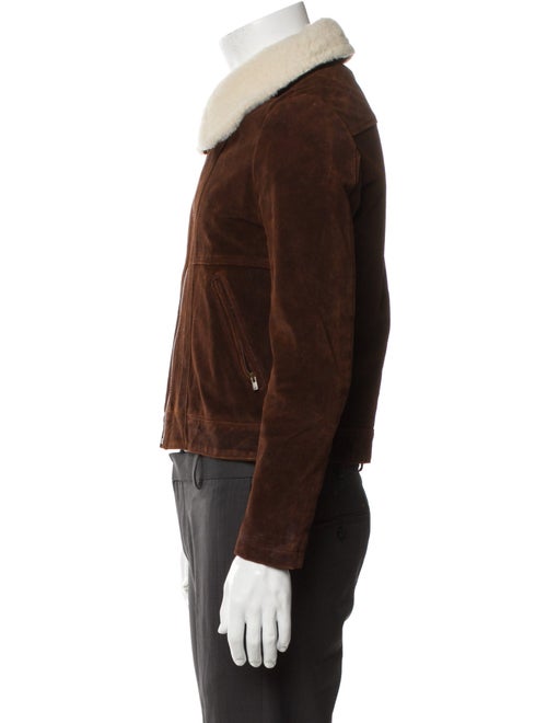 Billy Reid Calfskin Moto Jacket