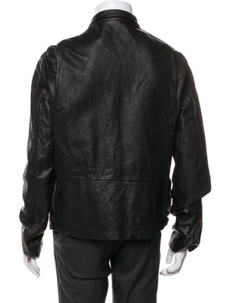 Billy Reid Lambskin Moto Jacket