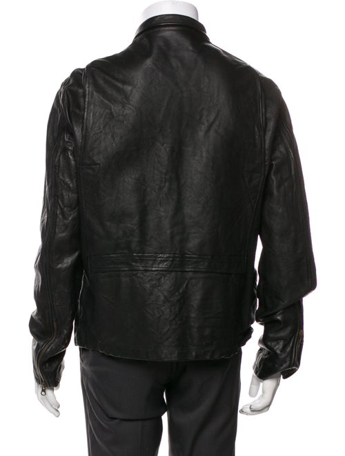 Billy Reid Lambskin Moto Jacket
