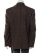 Billy Reid Wool Plaid Print Blazer