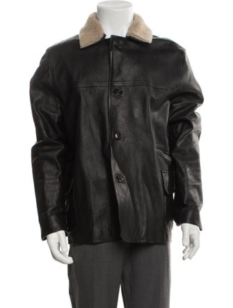 Billy Reid Calfskin Moto Jacket