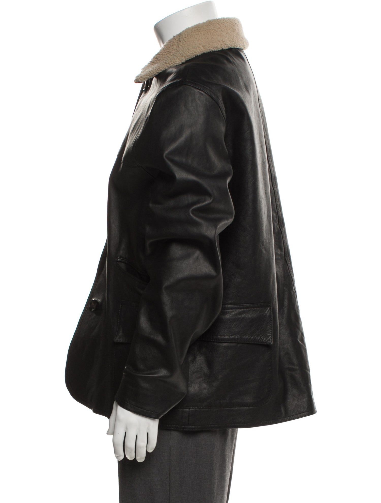 Billy Reid Calfskin Moto Jacket
