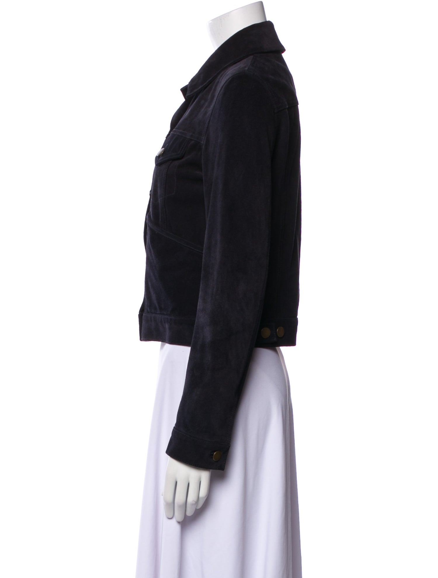 Billy Reid Calfskin Denim Jacket