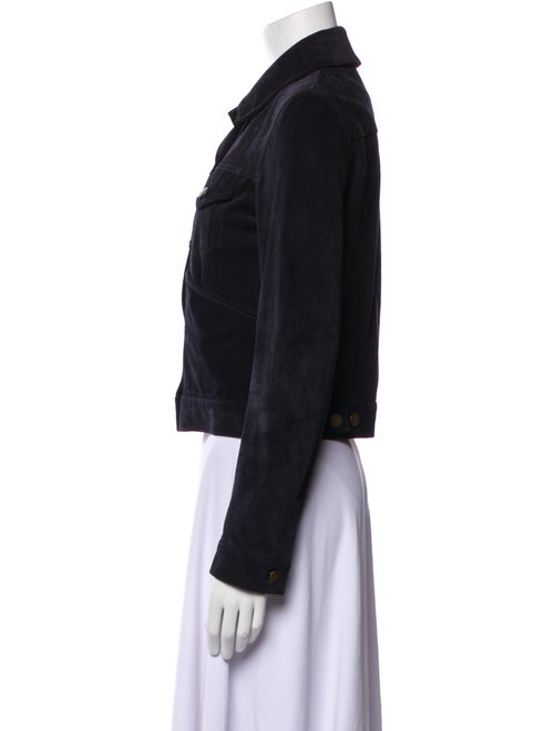 Billy Reid Calfskin Denim Jacket