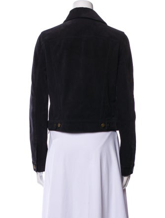 Billy Reid Calfskin Denim Jacket