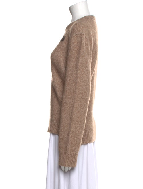 Billy Reid Graphic Print Crew Neck Sweater