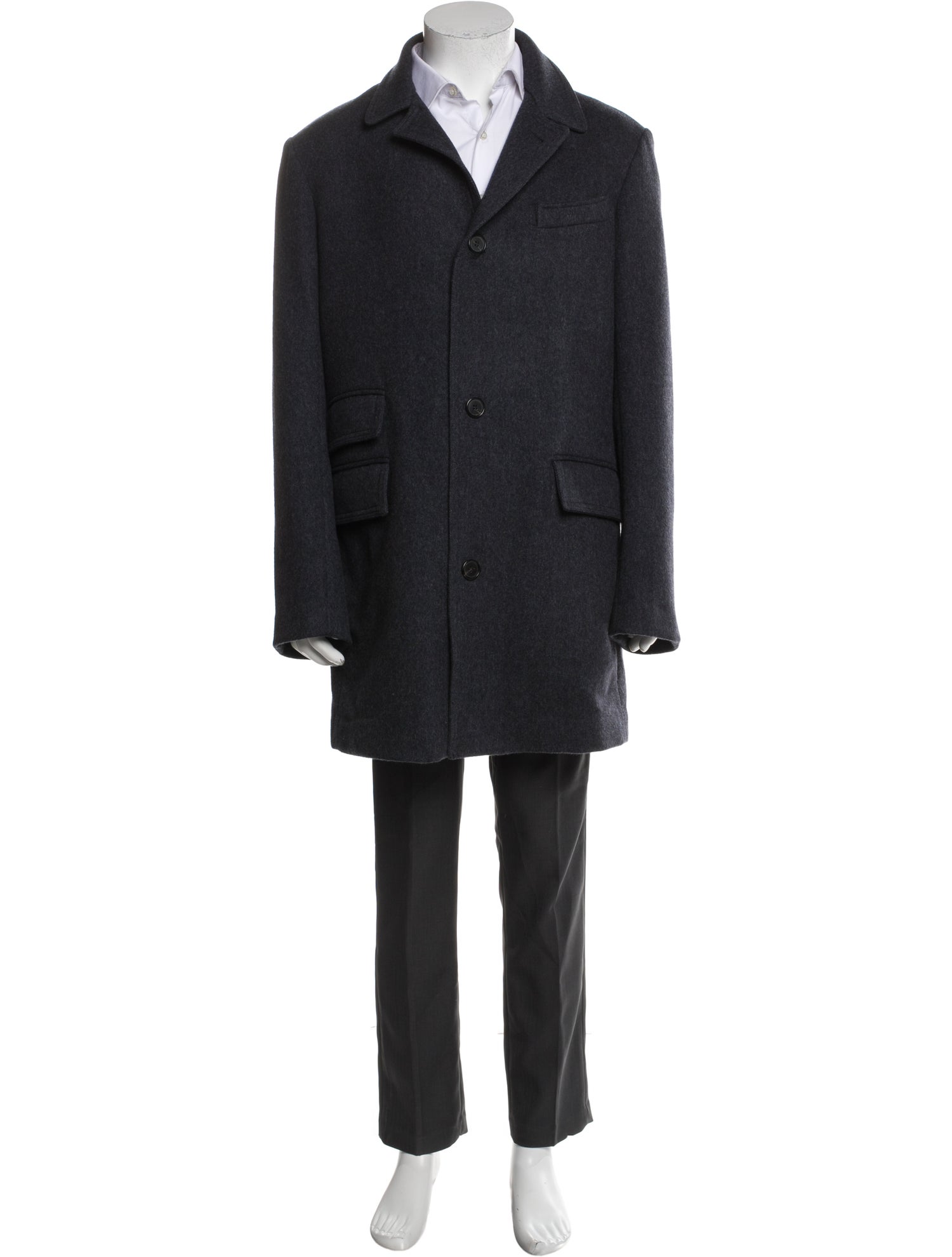 Billy Reid Virgin Wool Overcoat
