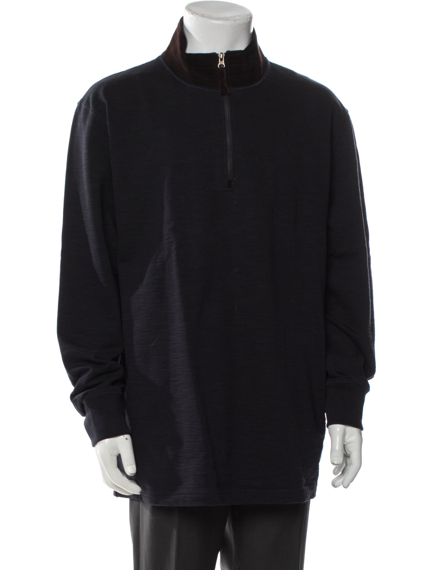Billy Reid Mock Neck Long Sleeve Pullover