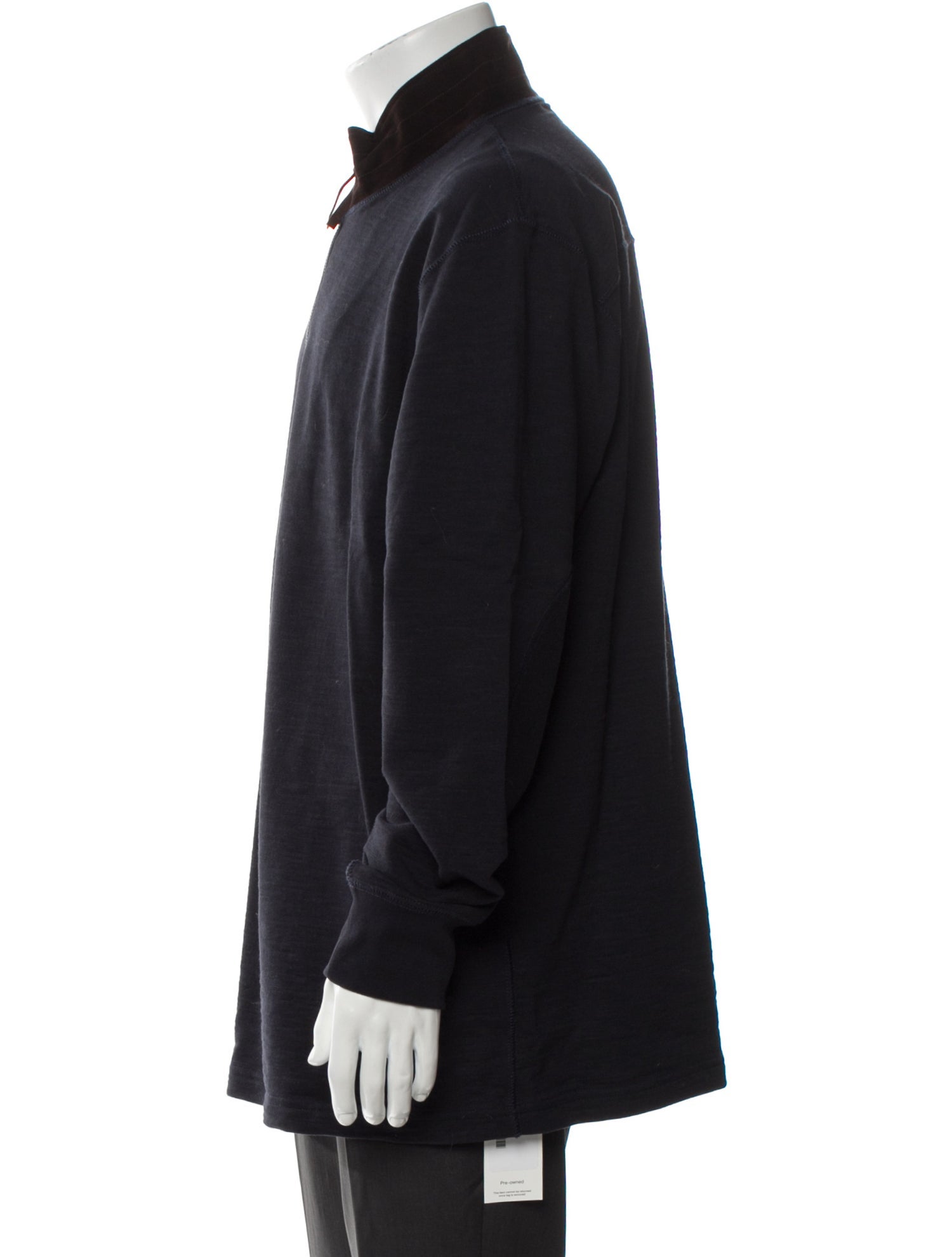 Billy Reid Mock Neck Long Sleeve Pullover