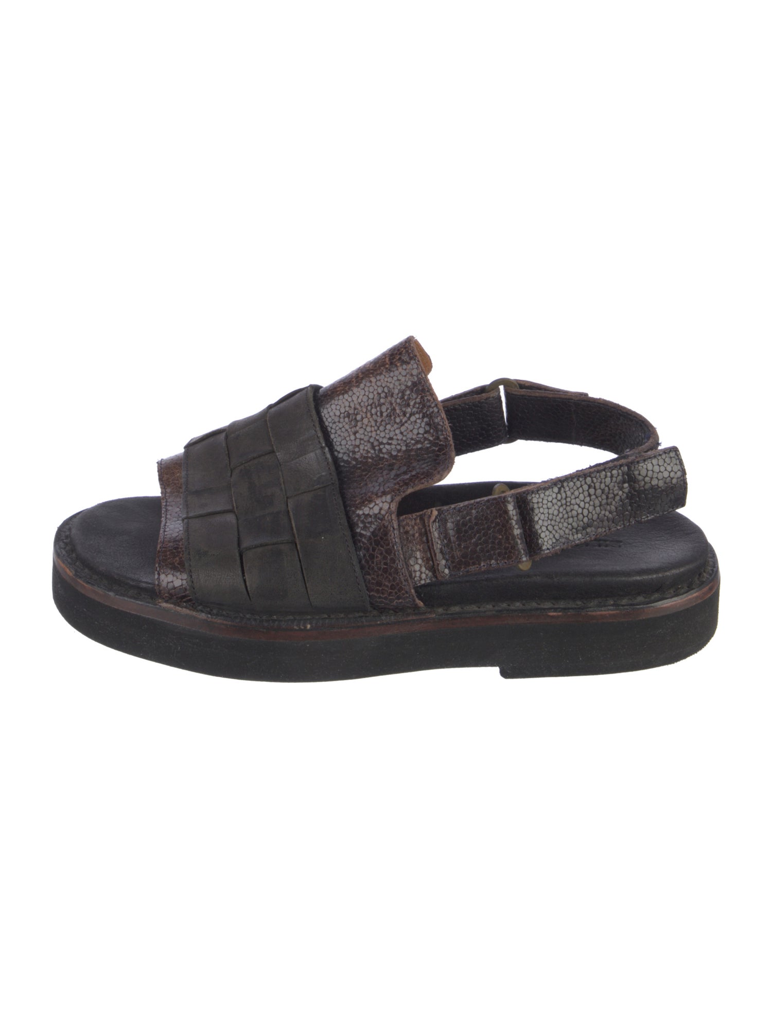 Billy Reid Leather Slingback Sandals