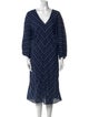 Billy Reid Linen Midi Length Dress