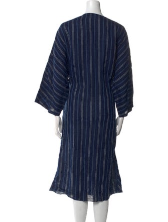 Billy Reid Linen Midi Length Dress