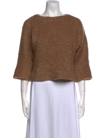 Billy Reid Wool Bateau Neckline Sweater