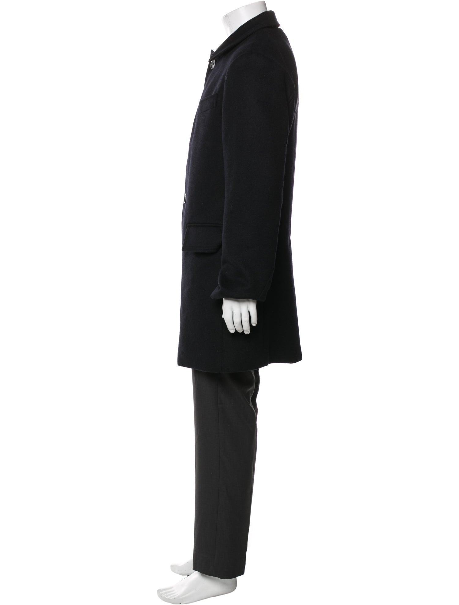 Billy Reid Wool Overcoat