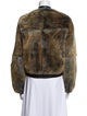 Billy Reid Fur Printed Fur Jacket