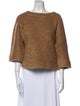 Billy Reid Wool Bateau Neckline Sweater