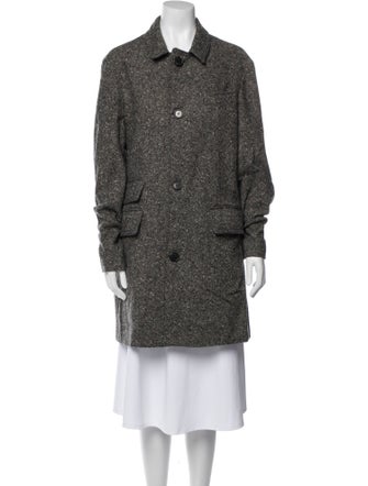 Billy Reid Wool Tweed Pattern Coat