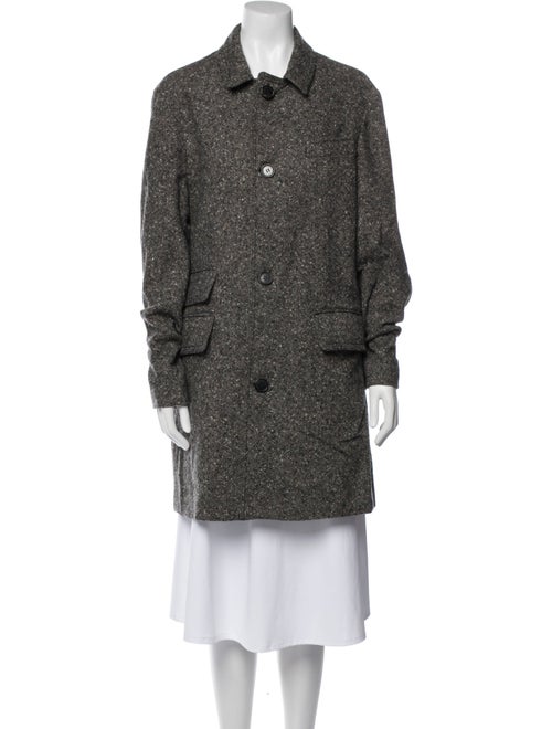 Billy Reid Wool Tweed Pattern Coat