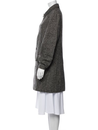 Billy Reid Wool Tweed Pattern Coat